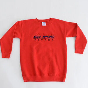 VTG 90's Las Vegas Nevada Alstyle Apparel & Activewear  Heavy Weight Red Sweater